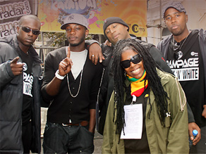 Twin B meets the Rampage crew