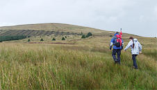 Heading up towards Foel Cwmcerwyn