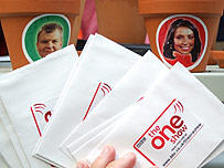 Chilli seed packets in The One Show office