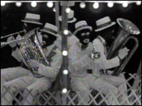 Minstrels at Bridgwater Carnival in 1966