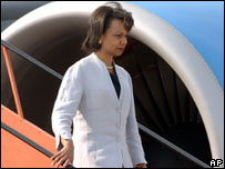 ABD Dışişleri Bakanı Condoleezza Rice