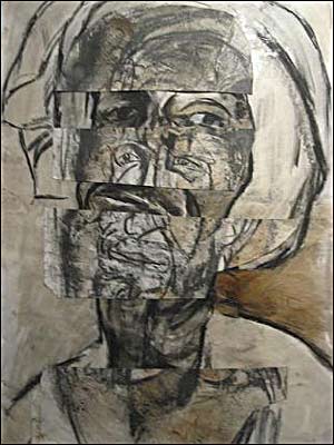 تابلویی از علی راش شکی از زاهدان