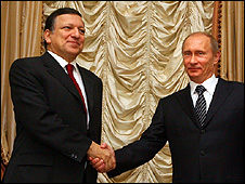 Барозо та Путін