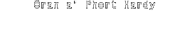 Òran a' Phort Hardy