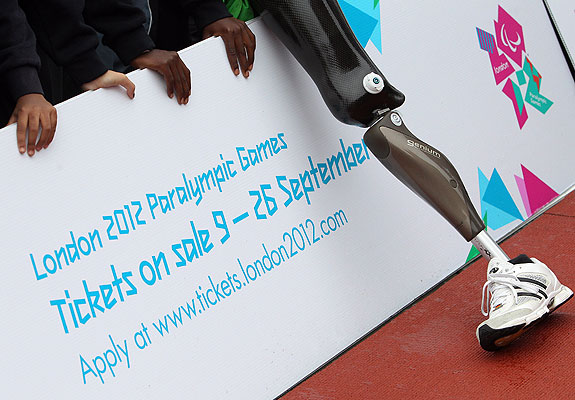 International Paralympic Day in Trafalgar Square in central London on Thursday 8 September 2011.