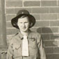 Margaret's sister Joan in her Girls guide unifrom. Her father Jack was a home guard
