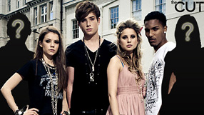 The cast and two question marks