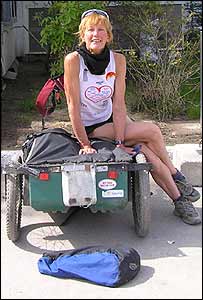 Maratonista já enfrentou temperaturas baixíssimas e foi atropelada