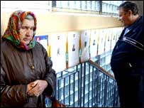 Volební místnost na Litvě