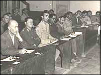 جلسه دادگاه نظامی افسران سازمان نظامی حزب توده ايران