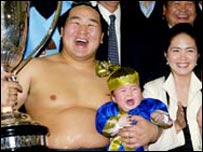 Šampión zápasu sumo