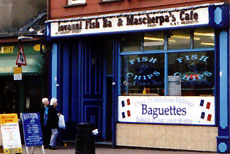 An Italian cafe nearby