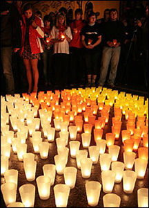 Người biểu tình bên ngoài đại sứ quán Gruzia ở Moscow