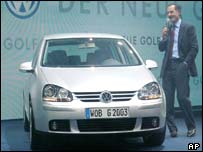 Novo modelo Golf, da Volkswagen