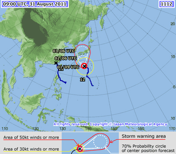 Tropical storm Talas