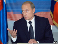 Vladimir Putin, presidente da Rússia