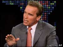 Schwarzenegger no 'Larry King Show' exibido nesta semana