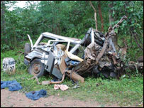 नक्सली हमला (फ़ोटो-धर्मेंद्र महापात्रा)