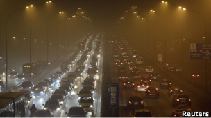 北京的霧靄天氣