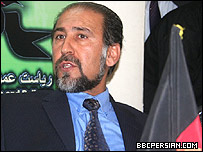 عزت الله واصفی، رییس اداره مستقل مبارزه با ارتشا و فساد اداری 