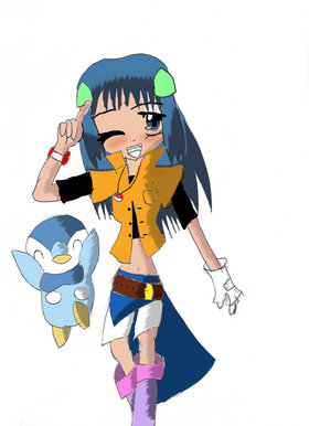 Dawn and Piplup / Hikari and Pocchama