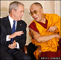 دالای لاما و بوش