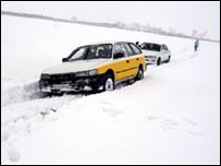 راههای برفگير در غور