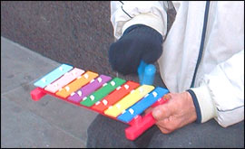 Xylophone man
