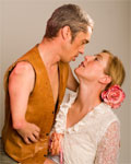 Mat Fraser and Anna Winslet in a skit of 'Oklahoma' from 'Thalidomide!! A Musical'