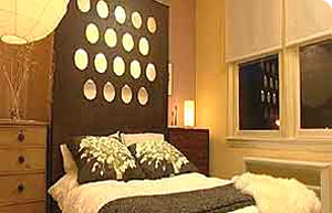 Illuminated headboard