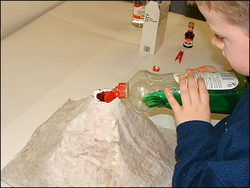 Build your own volcano!