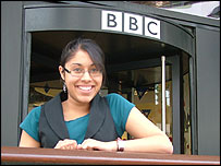 Jaskharan outside the BBC