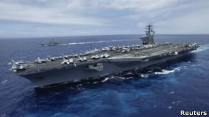 美国尼米兹号核动力航母