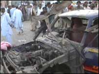  ڈیرہ مراد جمالی دھماکہ تصاویر