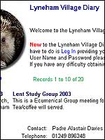Lyneham Wiltshire and Beyond's Village Diary