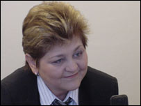 Marie Součková ve studiu BBC