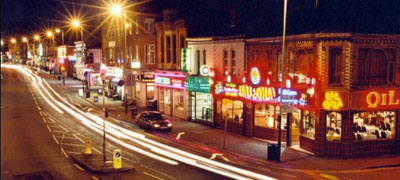 Curry Mile, Rusholme, Manchester 