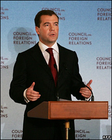 Tổng thống Nga Dmitry Medvedev 