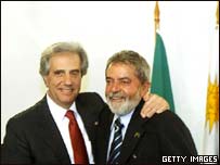 Tabaré Vázquez e Lula