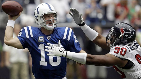 Indianapolis quarterback Peyton Manning