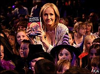 J.K. Rowling e os livros da série Harry Potter