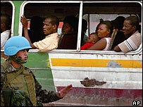 Soldado da ONU no Haiti