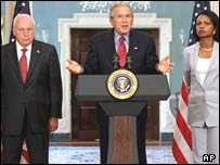 رايس، بوش و چنی