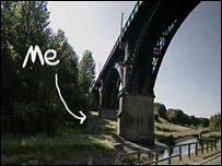 Metro bridge near Wallsend