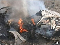 خودروی بمبگذاری شده در بیروت