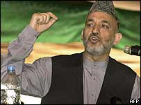 Hamid Karzai, presidente do Afeganistão