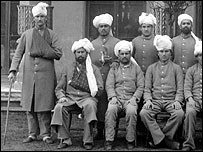 A group of Pathan soldiers in WW1 in Brighton
