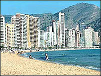 Benidorm, na Espanha