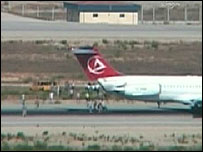 هواپیمای ربوده شده در آنتالیا