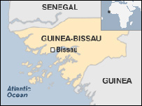 Mapa da Guiné Bissau